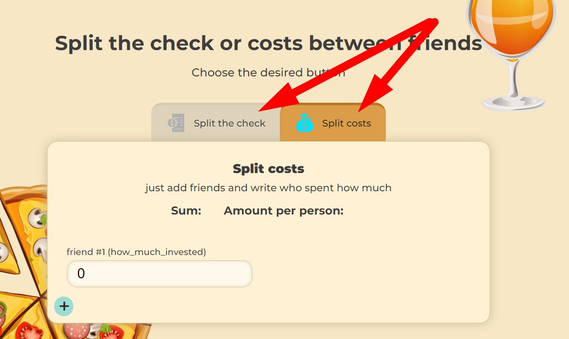 split check